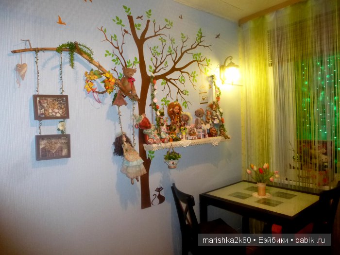 Как живут мои куклы-мишки. Кухня музей (фото 3)