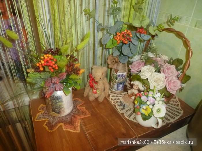 Как живут мои куклы-мишки. Кухня музей