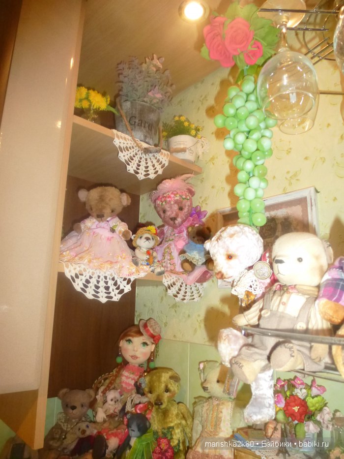 Как живут мои куклы-мишки. Кухня музей