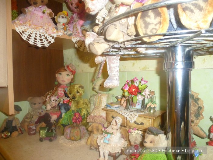 Как живут мои куклы-мишки. Кухня музей