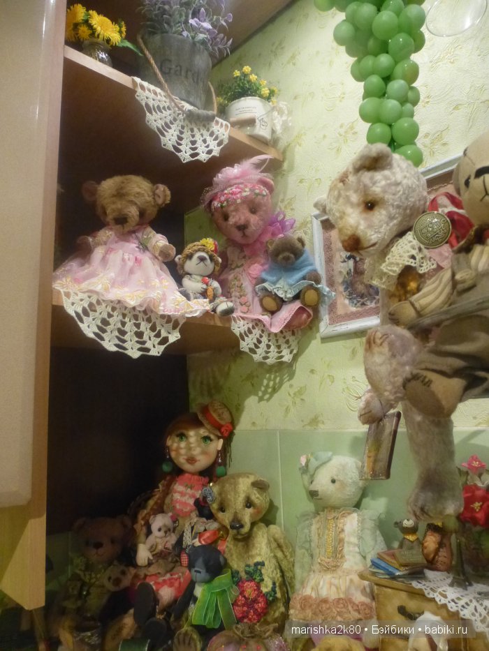 Как живут мои куклы-мишки. Кухня музей