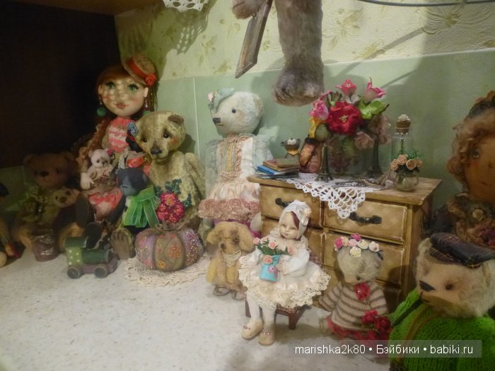 Как живут мои куклы-мишки. Кухня музей