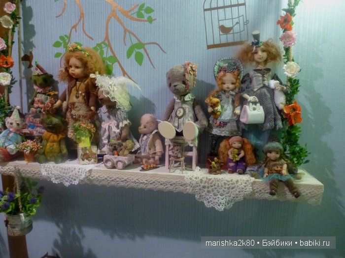 Как живут мои куклы-мишки. Кухня музей (фото 10)