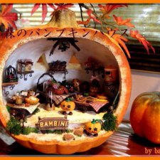 Хеллоуин в миниатюре, румбокс для кукол