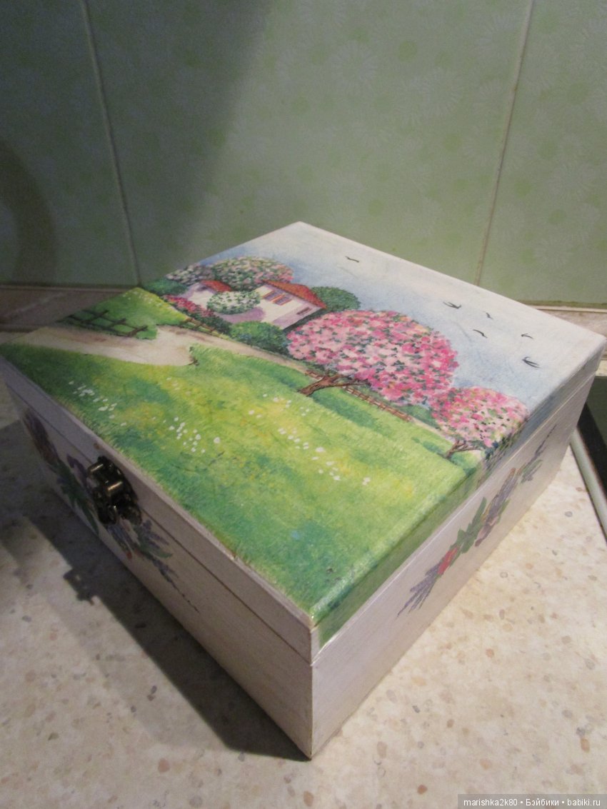 Шкатулка домик для мини куклы