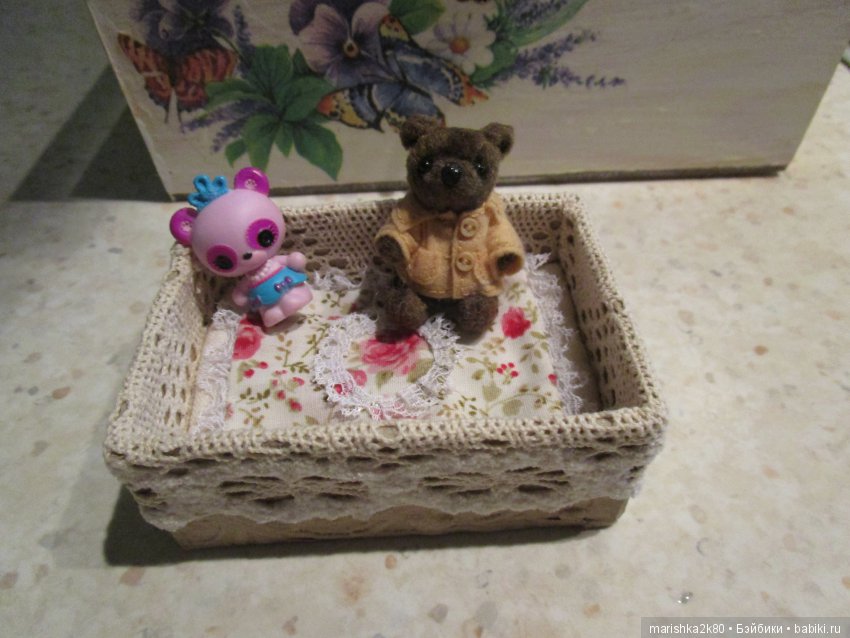 Шкатулка домик для мини куклы (фото 6)