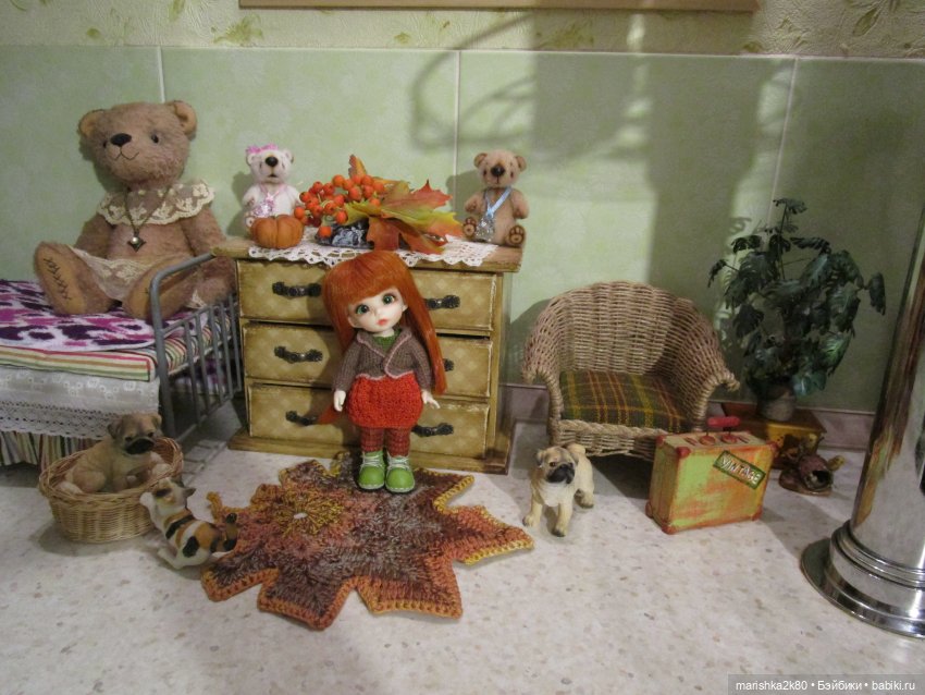 История моей полки. Как живут мои куклы в интерьере