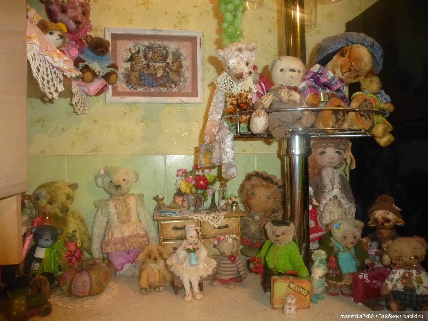 История моей полки. Как живут мои куклы в интерьере