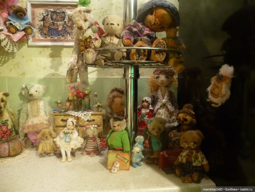 История моей полки. Как живут мои куклы в интерьере