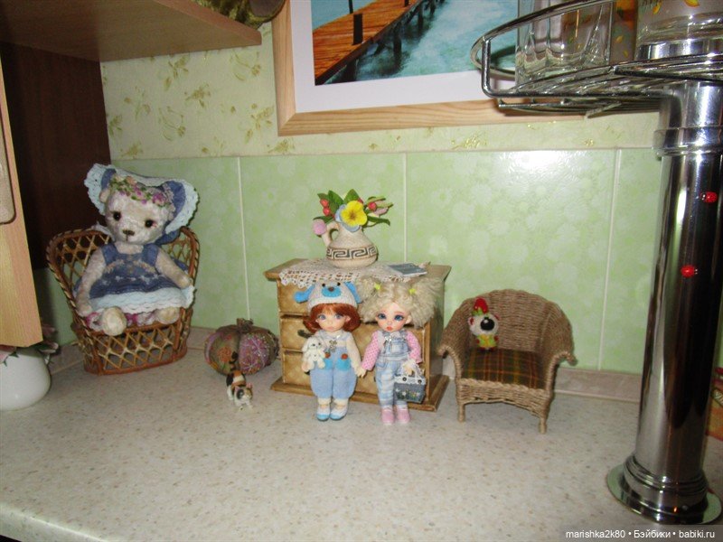 История моей полки. Как живут мои куклы в интерьере