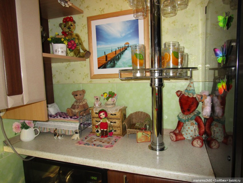 История моей полки. Как живут мои куклы в интерьере