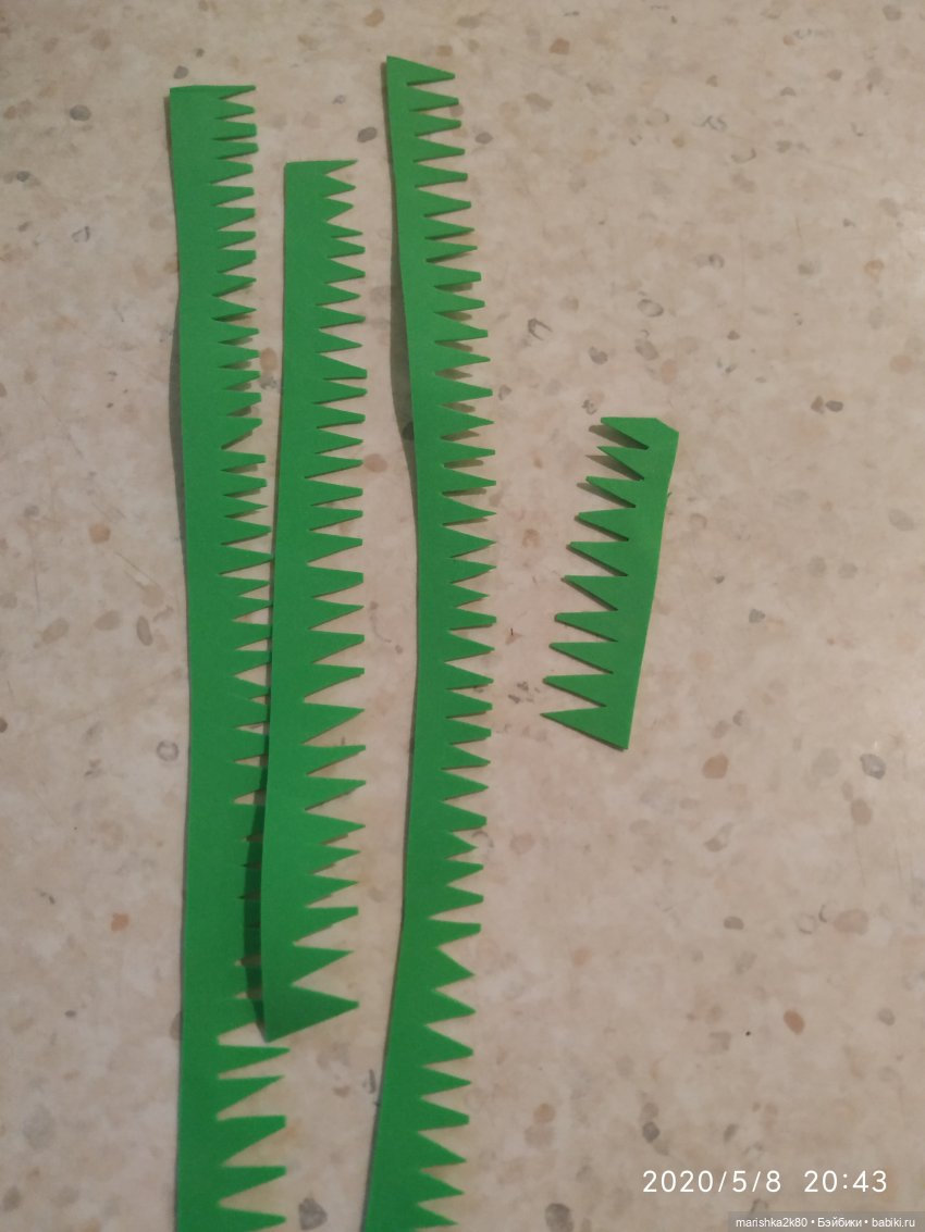 МК одуванчиков из фома — Создание миниатюры: МК (фото 3)