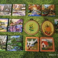 Мини картины в кукольный дом