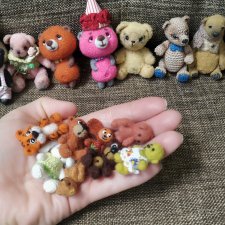 Моя коллекция мишек до 7 см