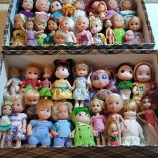 Мои мини куклы до 12 см. Часть 1