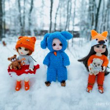 Зима у моих кукол, часть 1