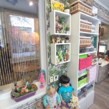 Мои куклы на балконе.