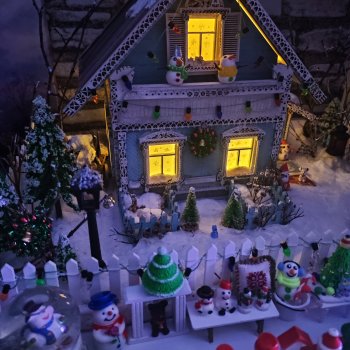 Зимний домик.