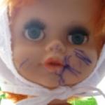 Прошу помочь советом - кукла в синих чернилах