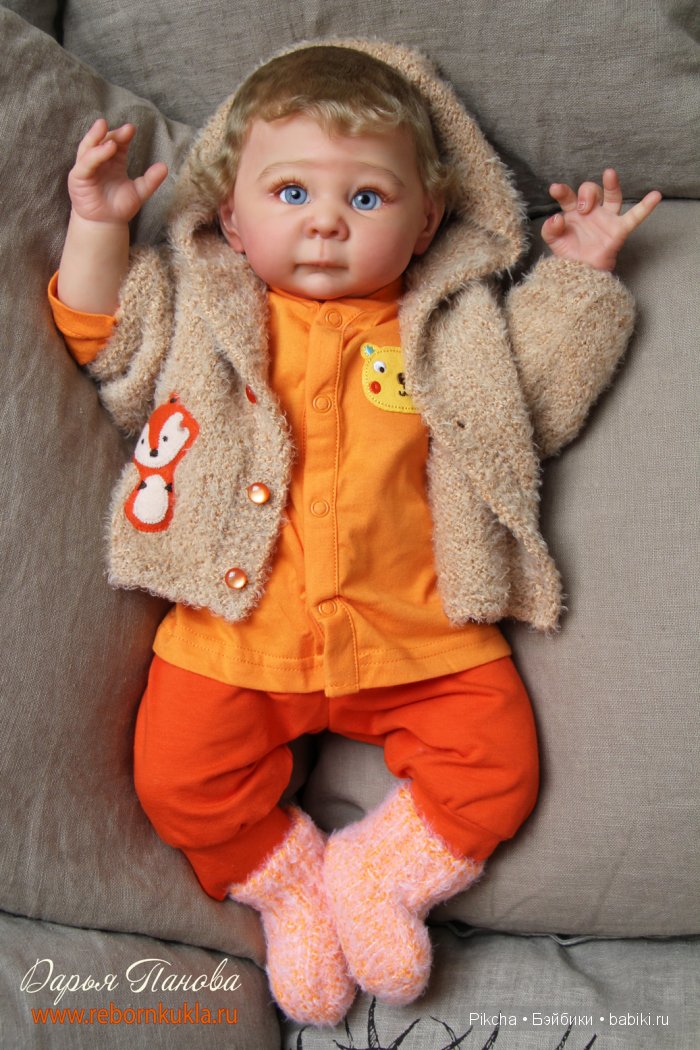 Зверятки - реборнятки. Кукломалыши реборн Даши Пановой (фото 5)
