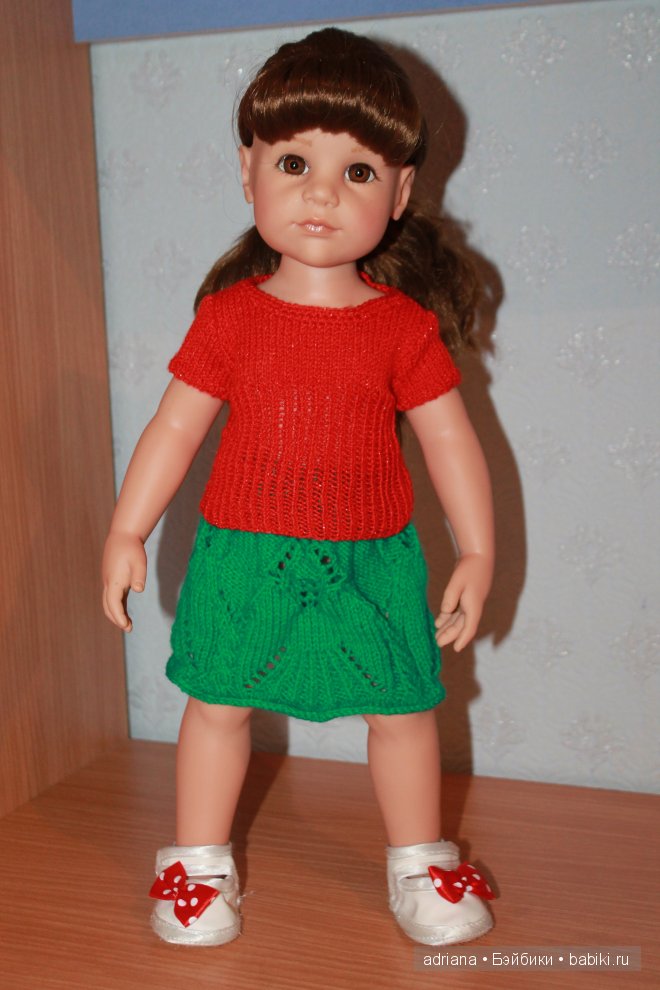 одежда вязаная для кукол Gotz
