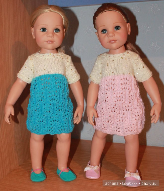 одежда вязаная для кукол Gotz