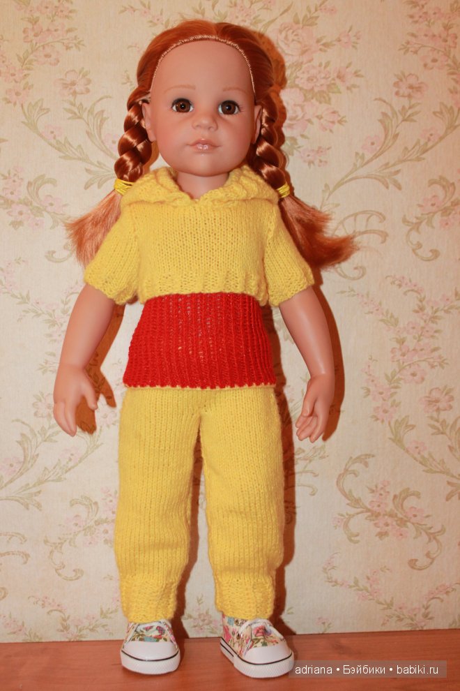 одежда вязаная для кукол Gotz