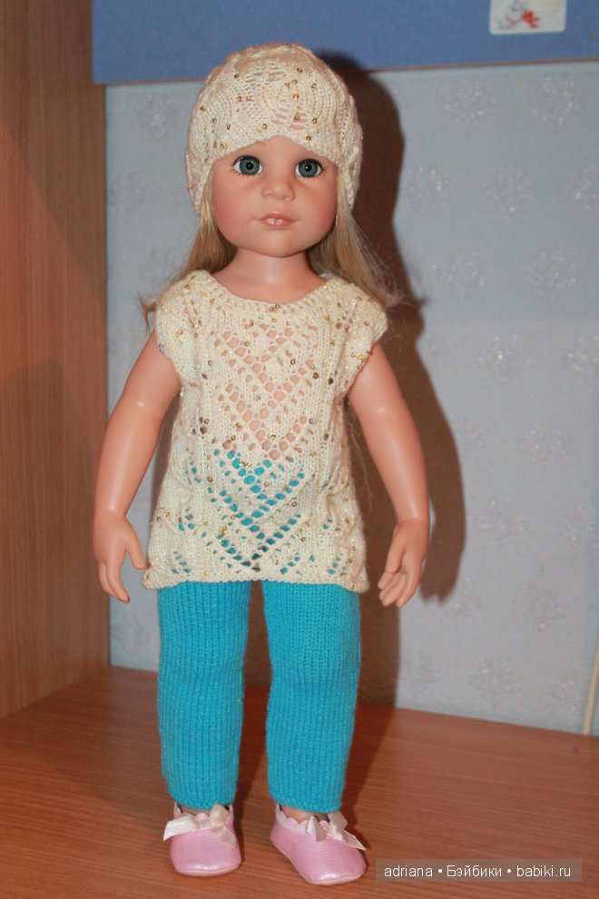одежда вязаная для кукол Gotz