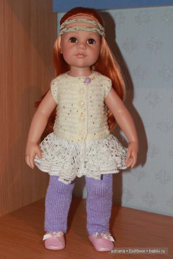 одежда вязаная для кукол Gotz