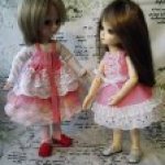 Мои Пташа и Наташа или новый опыт в пошиве одежды.