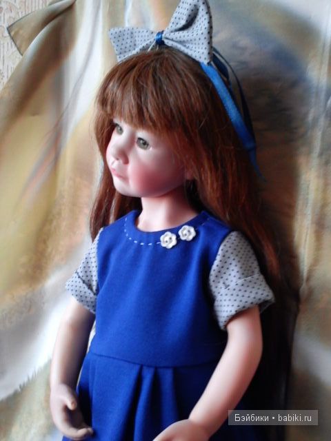 Примеряем платье — Одежда и обувь для кукол своими руками: фото (фото 6)