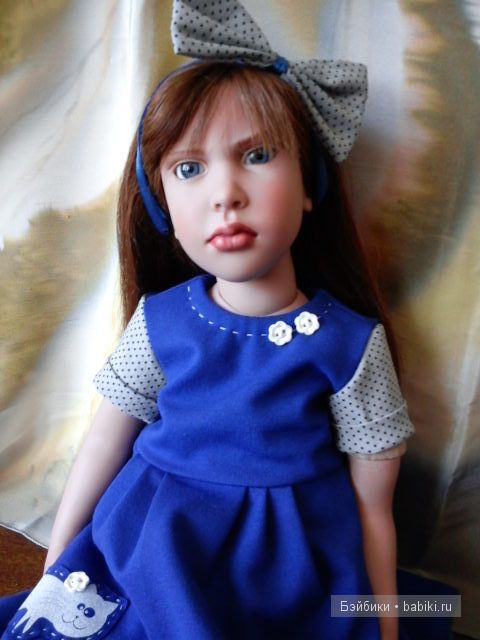 Примеряем платье — Одежда и обувь для кукол своими руками: фото (фото 9)