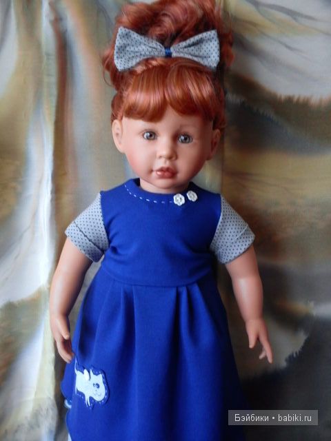 Примеряем платье — Одежда и обувь для кукол своими руками: фото (фото 2)