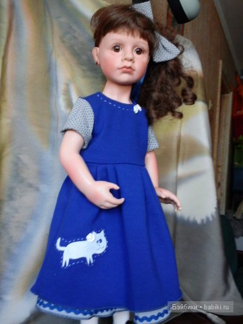 Примеряем платье — Одежда и обувь для кукол своими руками: фото (фото 7)