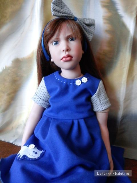 Примеряем платье — Одежда и обувь для кукол своими руками: фото (фото 8)