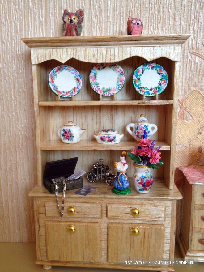 Первый румбокс в процессе... Кукольная миниатюра