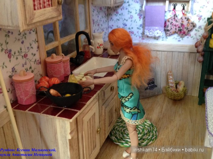 Кухня. Еще один румбокс для кукол (фото 9)