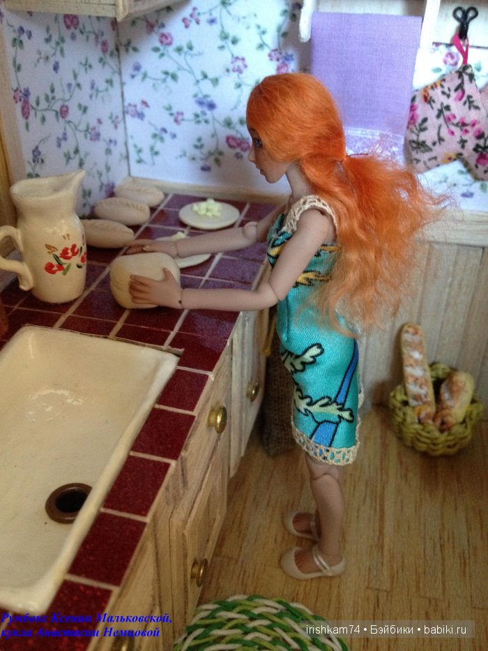 Кухня. Еще один румбокс для кукол (фото 7)