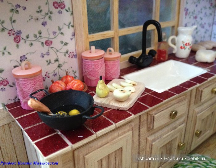 Кухня. Еще один румбокс для кукол (фото 4)