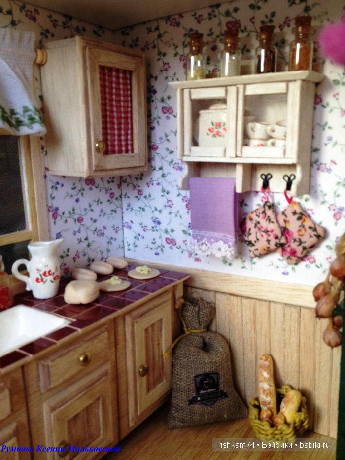 Кухня. Еще один румбокс для кукол (фото 3)