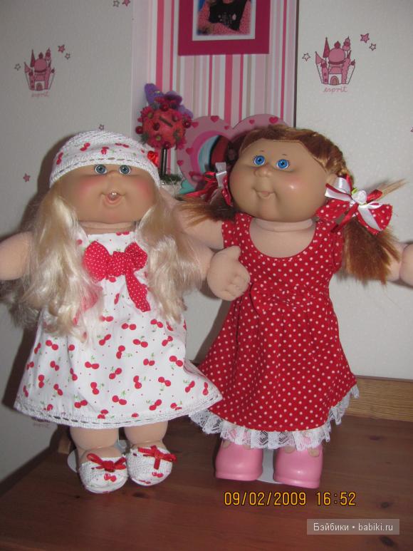 Ириска и Алиса в любимом платье в горошек
