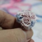 Особый день в жизни куклы. Кукольная миниатюра Торт и букет