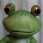 Фимо-лягушка...