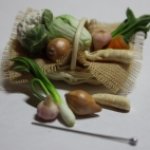 Продукты из Фимо, кукольная миниатюра в формате 1:12