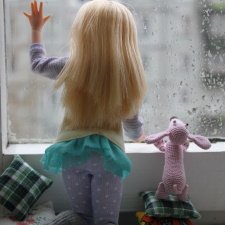 С брызгами благодарности от девочки Azone и ее вязаной собаки