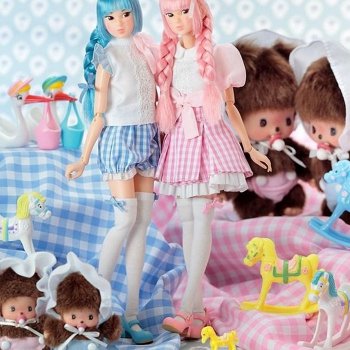Куклы Момоко Bebichhichi Idol Pink & Blue от Sekiguchi