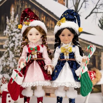 Новогодняя коллекция 2026: лимитированные куклы Angel и Carol