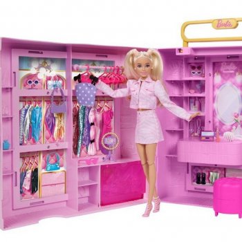Модный штаб 2026: Новый шкаф Barbie Deluxe Style Closet — рай для шопоголика!