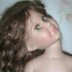 Ремонт головы куклы, крепление на резинке