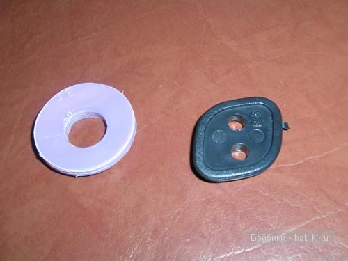 Ремонт головы куклы, крепление на резинке, часть 2 (фото 6)